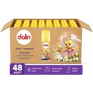 Dalin Bebek Kolonyası 150ML Peri Masalı (Yasemin-Portakal Çiceği-Paçuli Kokulu) (48 Li Set)