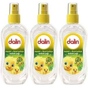Dalin Bebek Yağı 200ML Sprey Nem ve Koruma (3 Lü Set)