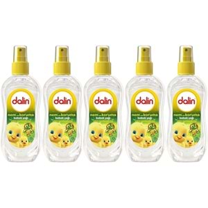 Dalin Bebek Yağı 200ML Sprey Nem ve Koruma (5 Li Set)