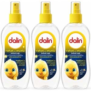 Dalin Bebek Yağı 200ML Sprey Rahat ve Mutlu (3 Lü Set)