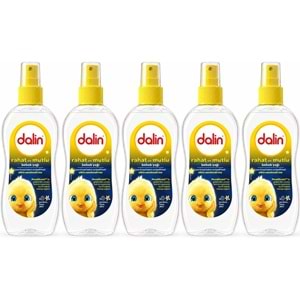 Dalin Bebek Yağı 200ML Sprey Rahat ve Mutlu (5 Li Set)