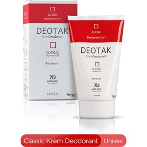 Deotak Krem Deodorant Unisex 35ML Classic (Normal Cilt) (5 Li Set)