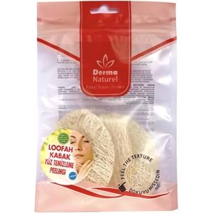 Derma Naturel Loofah Yüz Temizleme (Sivilce ve Siyah Noklar için) Peeling MS-06 (3 Lü Set)