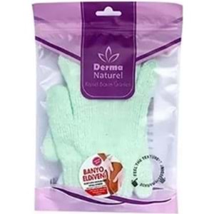 Derma Naturel Parmaklı Banyo Eldiveni MS-23 (4 Lü Set)