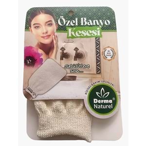 Derma Naturel Özel Banyo Kesesi MS-07 (3 Lü Set)