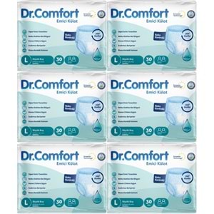 Dr.Comfort Yetişkin Bezi Emici Külot L-Büyük 180 Adet 6Pk x 30