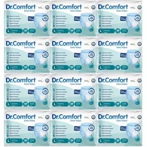 Dr.Comfort Yetişkin Bezi Emici Külot L-Büyük 360 Adet 12Pk x 30