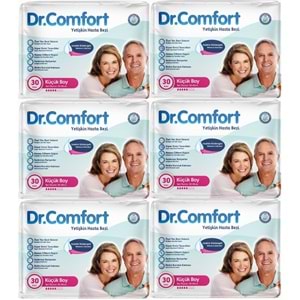 Dr.Comfort Yetişkin Bezi Bel Bantlı Tekstil Yüzeyli S - Küçük - Small 180 Adet