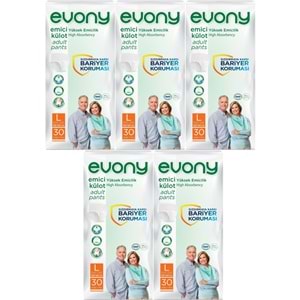 Evony Yetişkin Bezi Emici Külot L - Büyük - Large 150 Adet