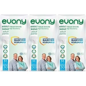 Evony Yetişkin Bezi Emici Külot M - Orta - Medium 90 Adet