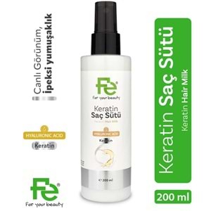 Fe Keratin Saç Sütü 200ML & Saç Maskesi 300ML (Karma 8 Li Set)