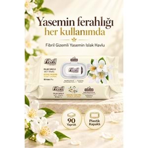 Fibril Islak Havlu Mendil 90 Yaprak Gizemli Yasemin Plastik Kapaklı (48 Li Set) 4320 Yaprak