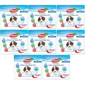 Flexi Evcil Hayvan Köpek Alıştırma Tuvalet Eğitim Pedi 60*90 CM 240 Adet