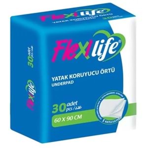 Flexi Life Yetişkin Alt Açma Yatak Koruyucu Örtü 60*90CM Klasik 90 Adet (3PK*30)