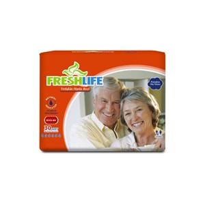 FreshLife Yetişkin Bezi Bel Bantlı L - Large - Büyük 90 Adet (3PK*30)