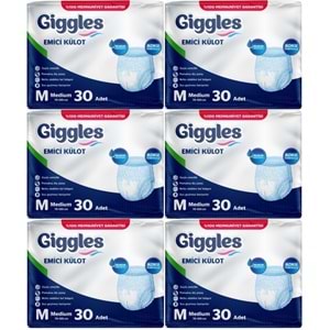 Giggles Yetişkin Bezi Emici Külot M-Orta Medium 180 Adet (6PK*30)