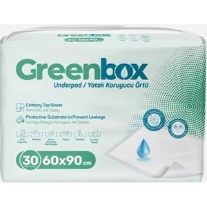 Greenbox Yetişkin Yatak Koruyucu Alt Açma Örtü 60x90 CM Adet 90 Adet