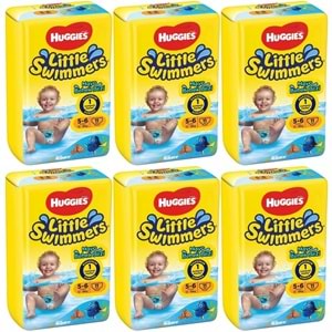 Huggıes Little Swımmers Mayo Bebek Bezi 5-6 Beden 12-18 KG 66 Adet 6PK*11