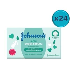 Johnsons Baby Bebek Sabunu 90Gr Sütlü (24 Lü Set)