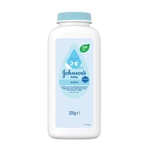 Johnsons Baby Bebek Pudrası 200GR Klasik (%99 Doğal) (9 Lu Set)