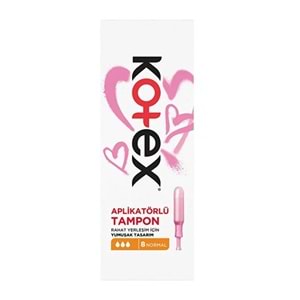 Kotex Aplikatörlü Tampon Normal 16 Lı Set (2PK*8)