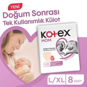 Kotex Mom Lohusa Külodu - Külot Bez L - Large - Büyük / XL - Extra Large - 16 Lı Set (2PK*8)