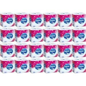 Mavi Beyaz Peçete 100 Adet (30*30CM) (24 Lü Set) 1 koli