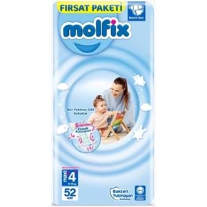 Molfix Bebek Bezi 4+ Beden 9-16 KG Maxi Plus 312 Adet Ekstra Fırsat Pk