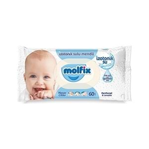 Molfix Islak Havlu Mendil İzotonik Hassas Ciltler 18 Li Set 60 Yaprak Plastik Kapaklı