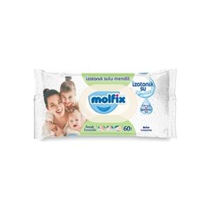 Molfix Islak Havlu Mendil İzotonik Ferah Temizlik 18 Li set 60 Yaprak Plastik Kapaklı