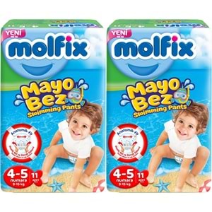 Molfix Swimming Pants Külot Mayo Bez Beden 4-5 (9-15 KG) 22 Adet