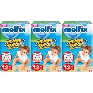 Molfix Swimming Pants Külot Mayo Bez Beden 4-5 (9-15 KG) 33 Adet