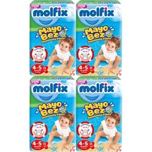 Molfix Swimming Pants Külot Mayo Bez Beden 4-5 (9-15 KG) 44 Adet