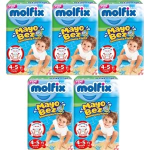 Molfix Swimming Pants Külot Mayo Bez Beden 4-5 (9-15 KG) 55 Adet