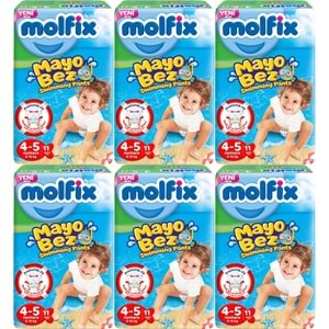 Molfix Swimming Pants Külot Mayo Bez Beden 4-5 (9-15 KG) 66 Adet