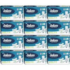 Önlem Yetişkin Bezi Bel Bantlı Tekstil Yüzey S - Small - Küçük 360 Adet (12PK*30)