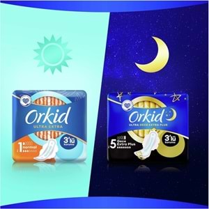Orkid Hijyenik Ped Ultra Extra Normal 72 Adet Standart Pk (9PK*8)