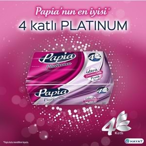 Papia Platinum Pratik Mendil 125 Yaprak (4 Katlı) 625 Yaprak (5PK*125)