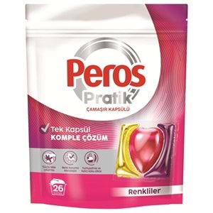Peros Pratik Matik Çamaşır Deterjanı Kapsülü - Tableti 78 Adet (3PK*26) (Karma Set)