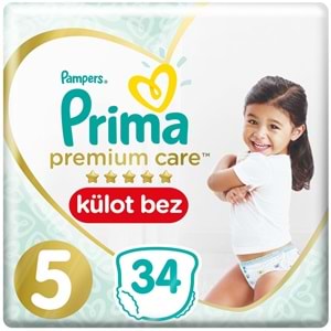 Prima Premium Care Külot Bebek Bezi 5 Beden 12-17 KG 136 Adet Süper Ekonomik Fırsat Pk