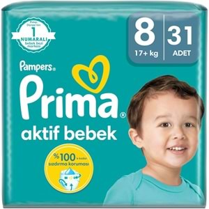 Prima Bebek Bezi 8 Beden 17+ KG XXXLarge 248 Adet Ultra Ekonomik Fırsat Pk