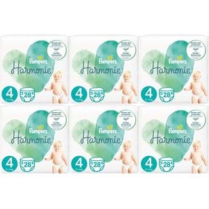 Prima Pampers Harmonie Bebek Bezi 4 Beden 9-14 KG Maxi 168 Adet Ekstra Ultra Fırsat Pk