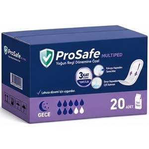 Prosafe Multiped Regl - Mesane - Lohusa Pedi M - Medium - Orta/Gece 20 Adet
