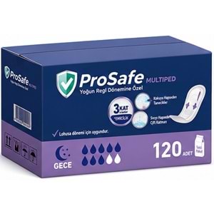 Prosafe Multiped Regl - Mesane - Lohusa Pedi M - Medium - Orta/Gece 120 Adet