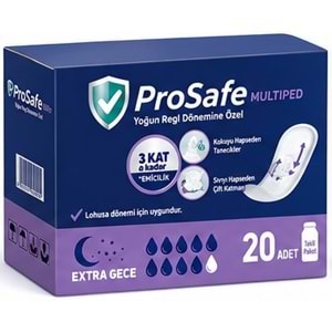 Prosafe Multiped Regl - Mesane - Lohusa Pedi L - Büyük - Large Extra/Gece 20 Adet