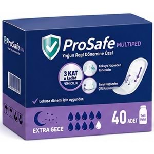 Prosafe Multiped Regl - Mesane - Lohusa Pedi L - Büyük - Large Extra/Gece 40 Adet
