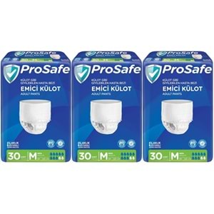 Prosafe Emici Külot Yetişkin Bezi Orta-Medium 90 Adet (3PK*30)