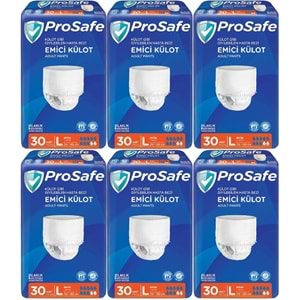 Prosafe Emici Külot Yetişkin Bezi Büyük-Large 180 Adet (6PK*30)