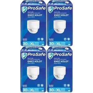 Prosafe Emici Külot Yetişkin Bezi XL-Extra Large 120 Adet (4PK*30)