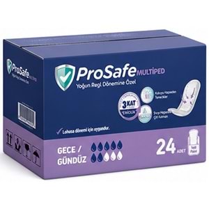 Prosafe Multiped Regl - Mesane - Lohusa Pedi S - Küçük - Small Gece/Gündüz 24 Adet